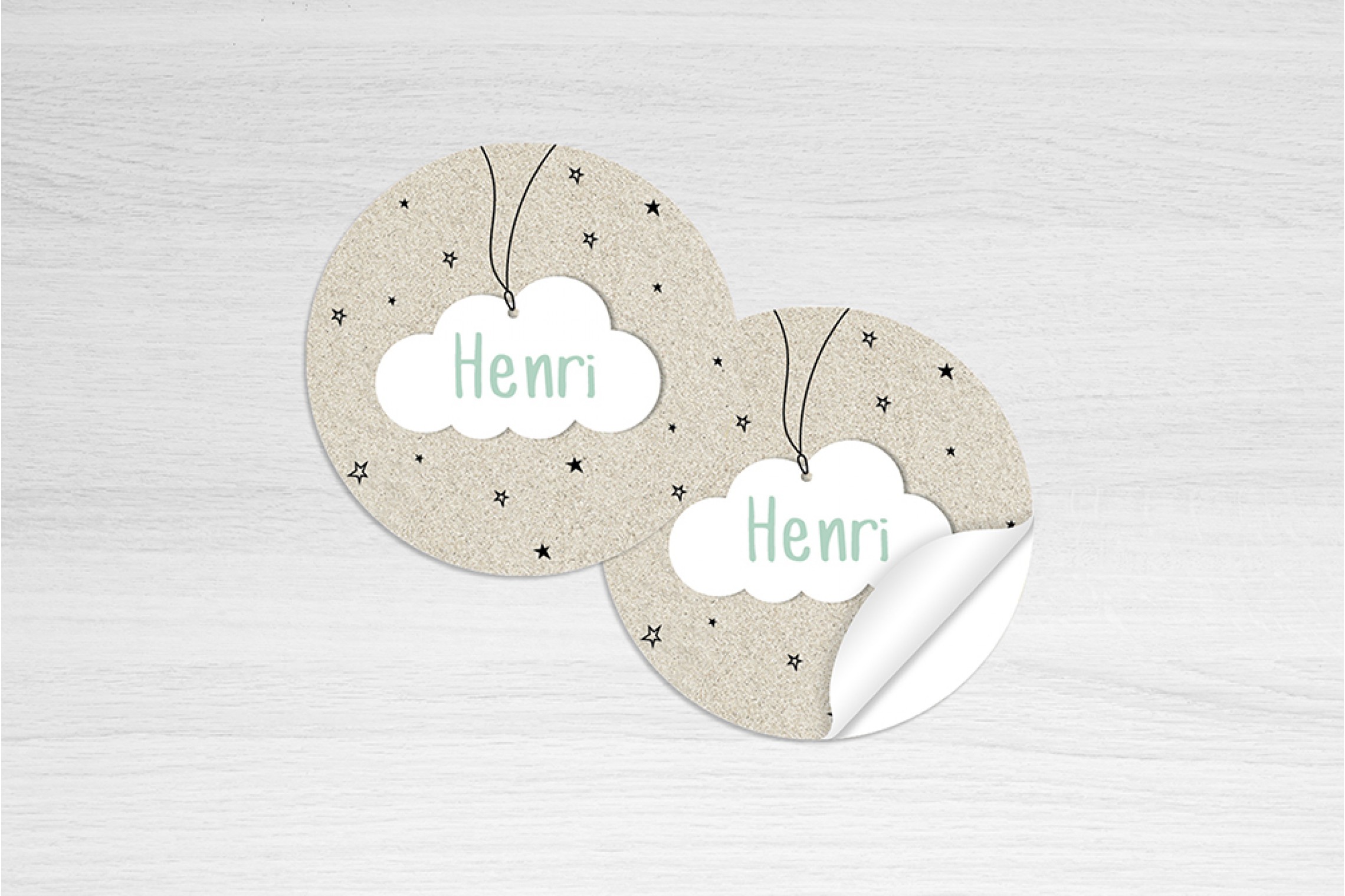 Wolkje met sterretjes